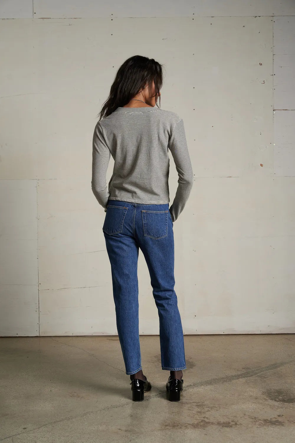 alanis long sleeve stripe