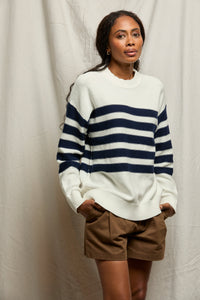 navy sugar stripe