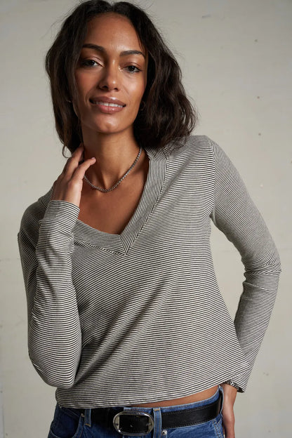 alanis long sleeve stripe