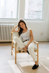 driftwood white stripe