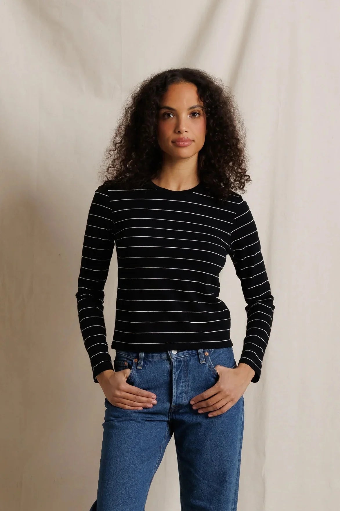lisa long sleeve stripe