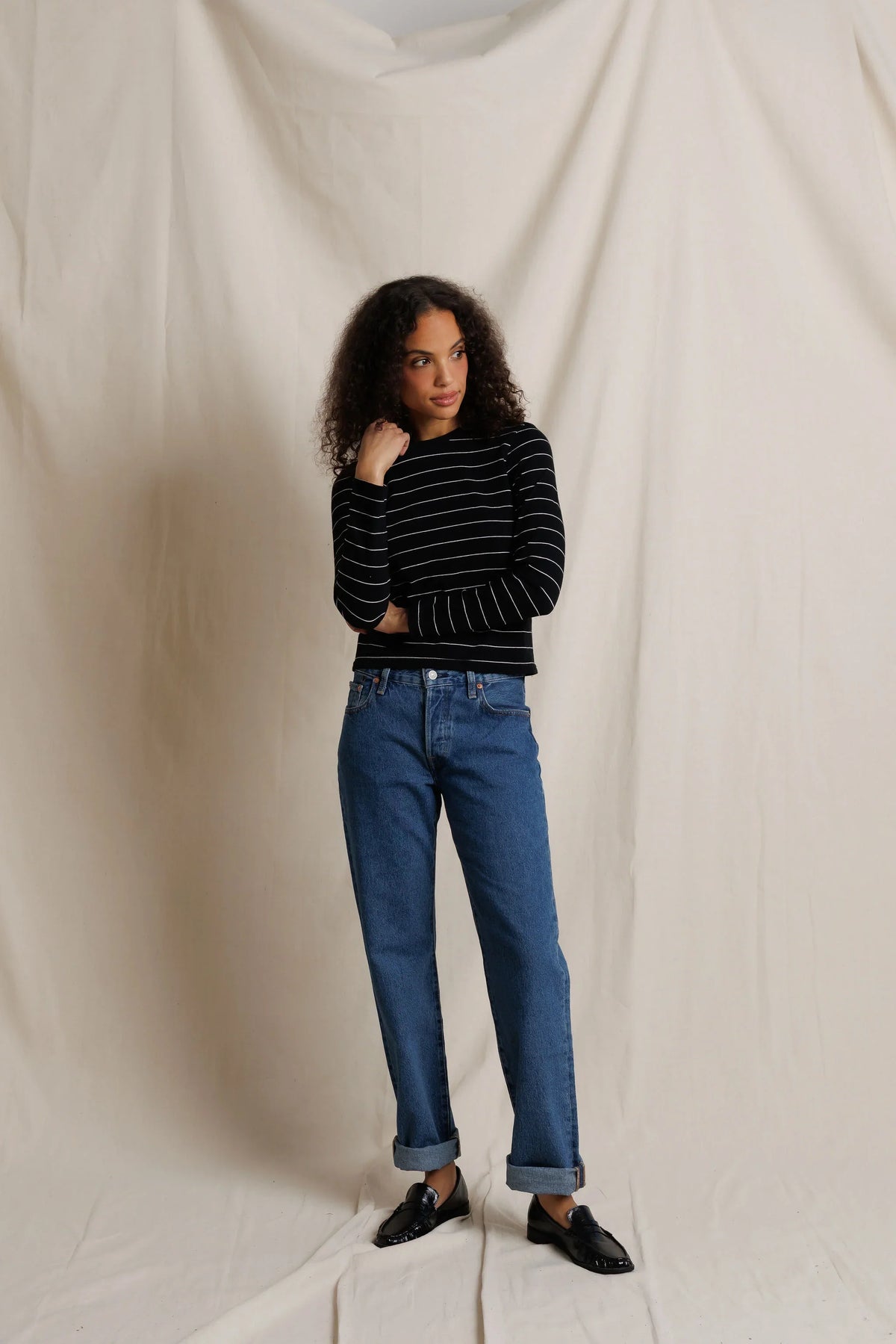 lisa long sleeve stripe