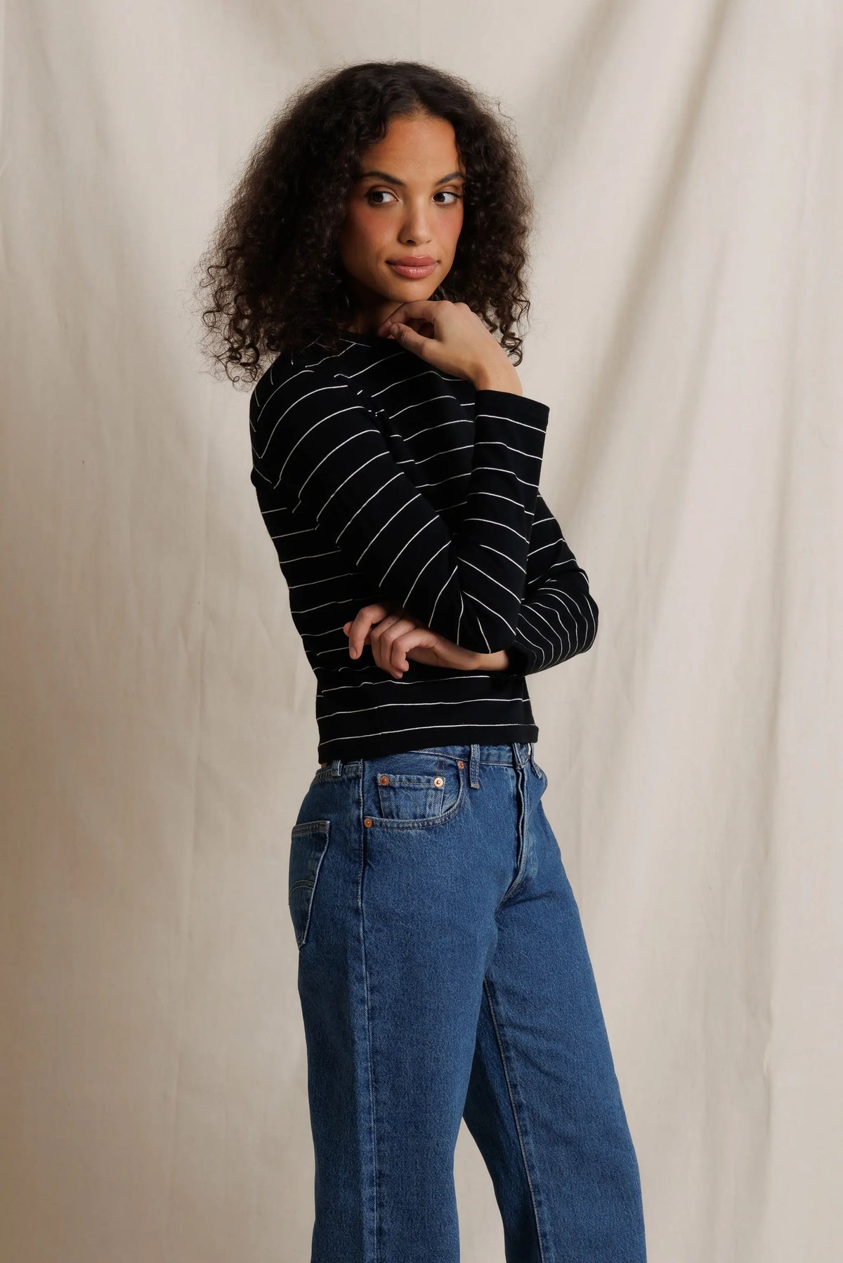 lisa long sleeve stripe