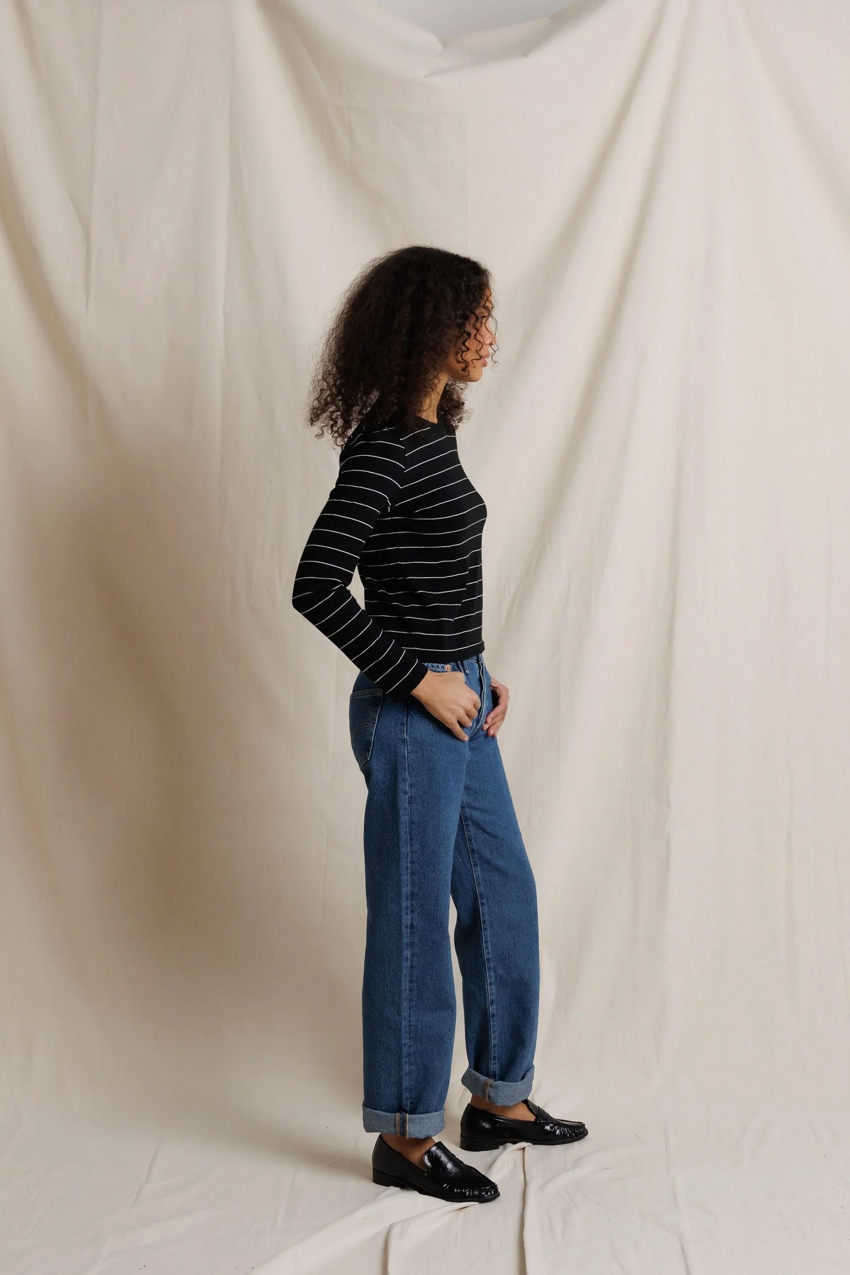 lisa long sleeve stripe