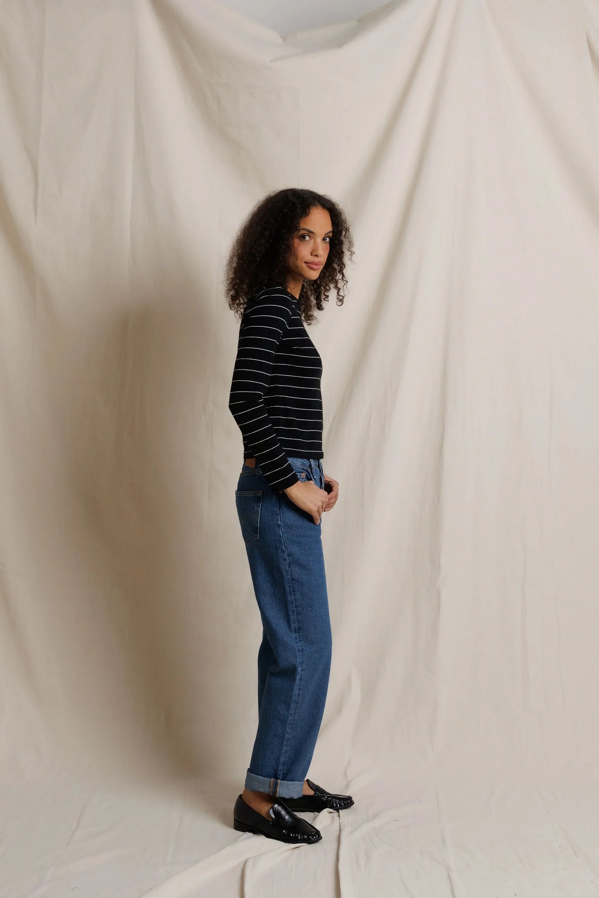 lisa long sleeve stripe
