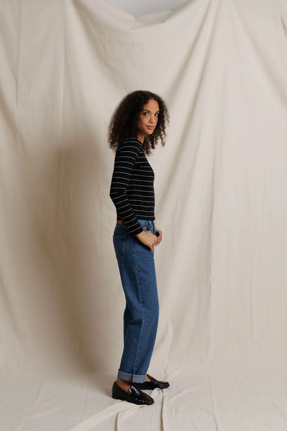 lisa long sleeve stripe