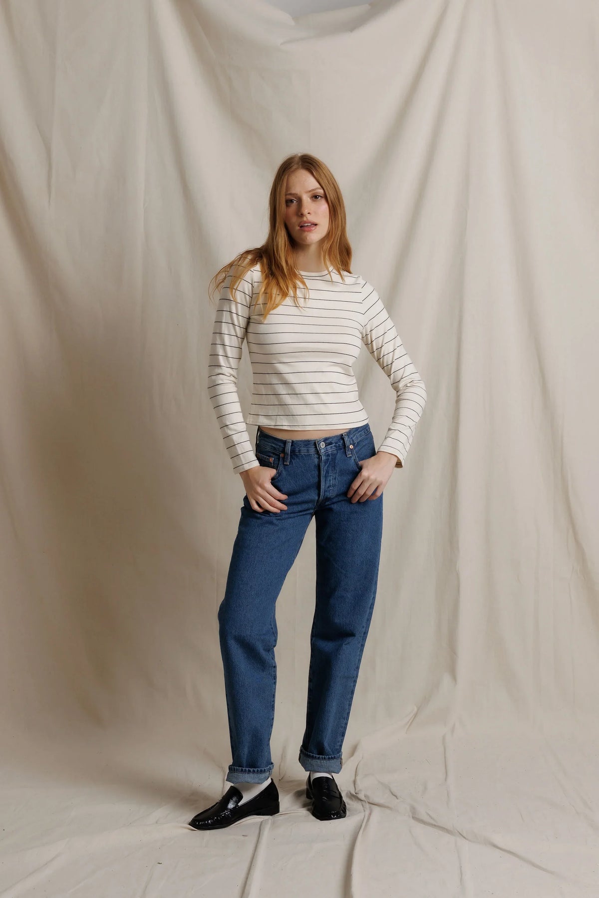 lisa long sleeve stripe