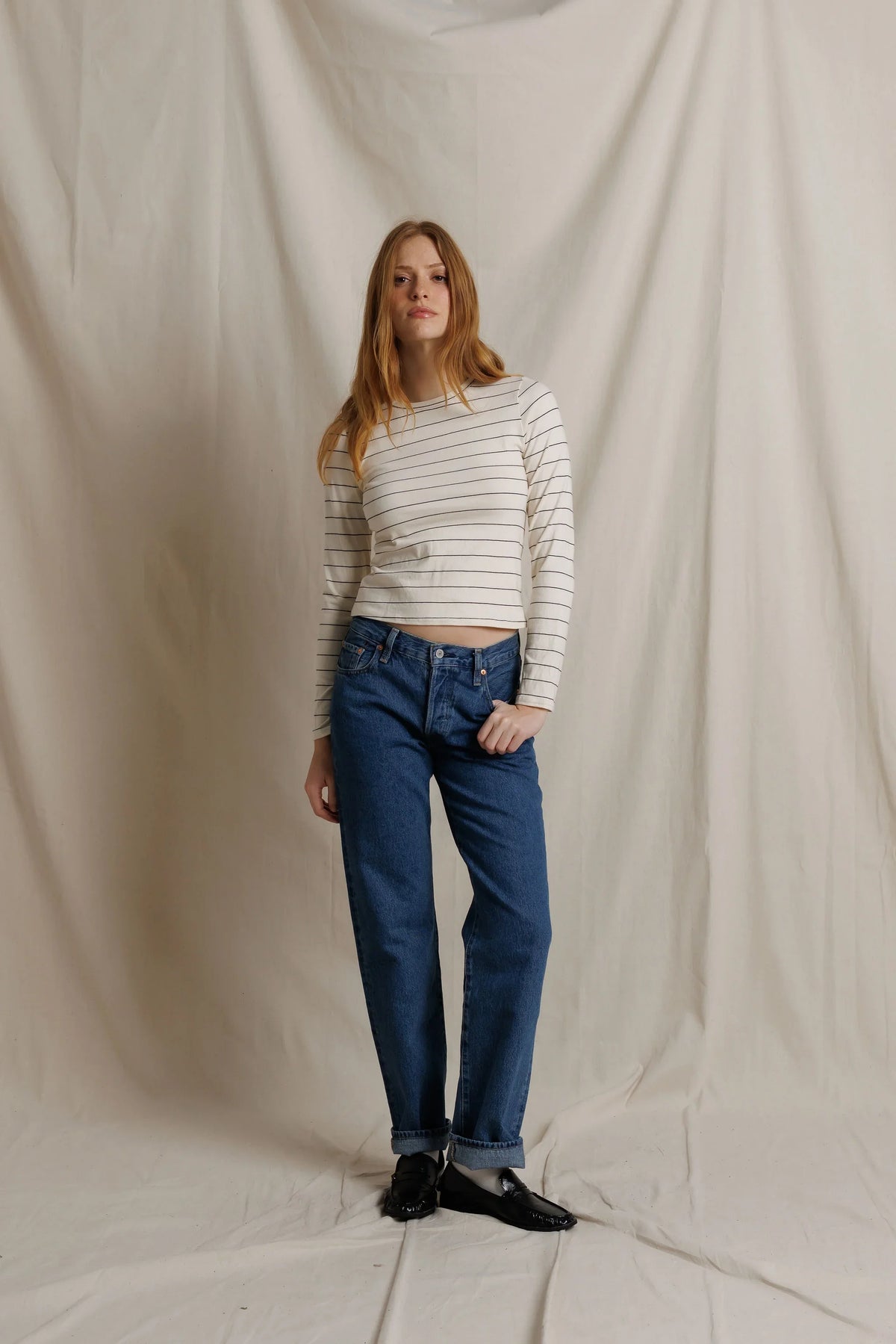lisa long sleeve stripe