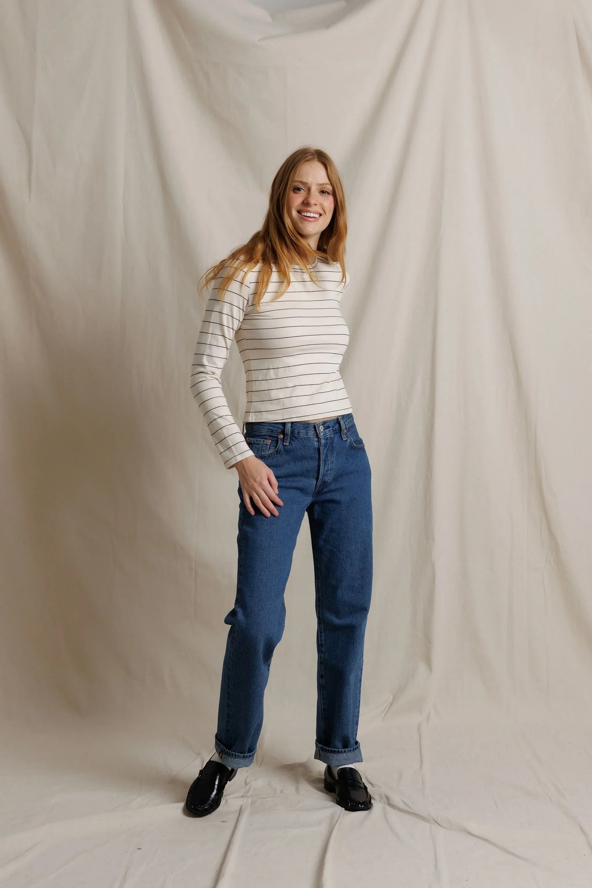 lisa long sleeve stripe
